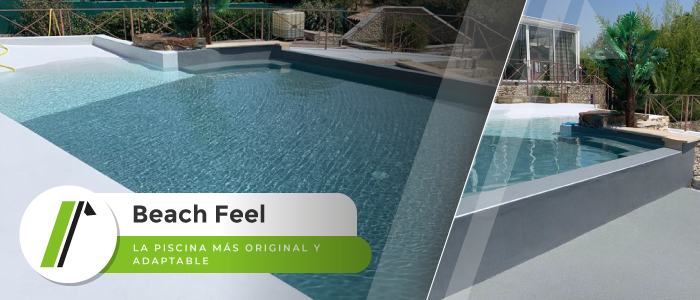 BEACH FEEL: La piscina más original y adaptable
